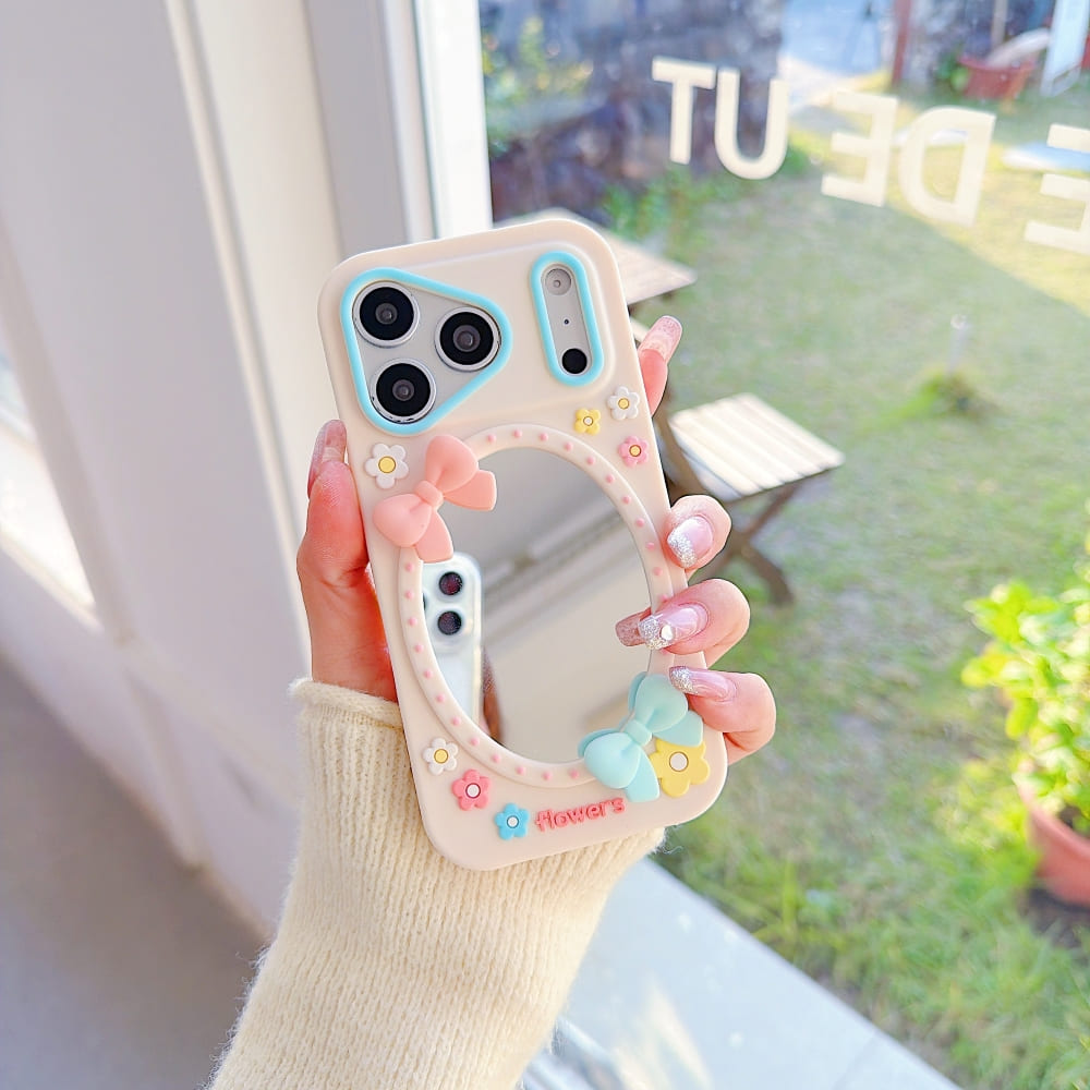 Fairycore Bow Mirror iPhone Case