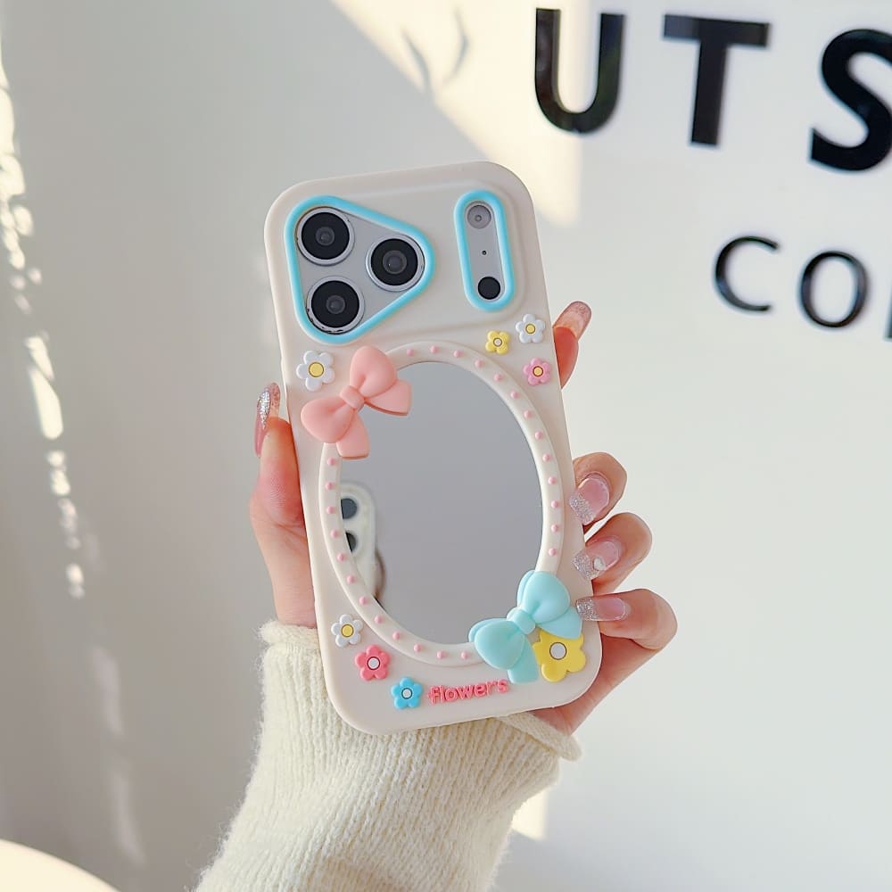 Fairycore Bow Mirror iPhone Case
