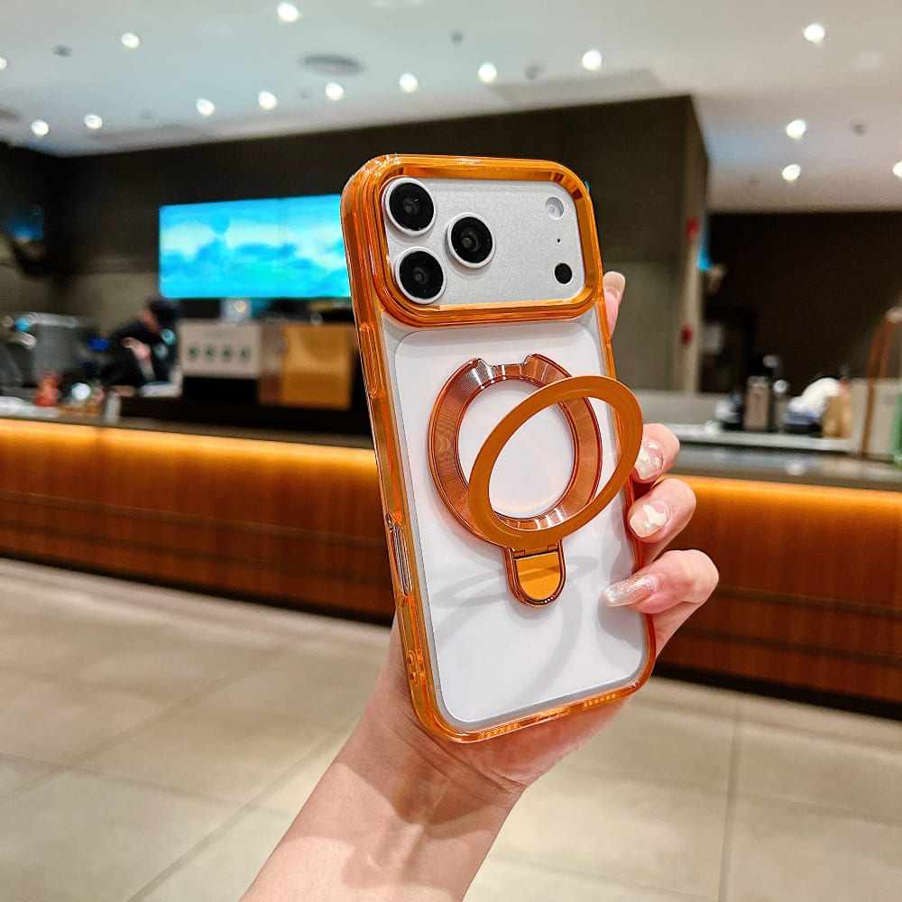 DITAKA Halo Stand Mag Crystal Phone Case