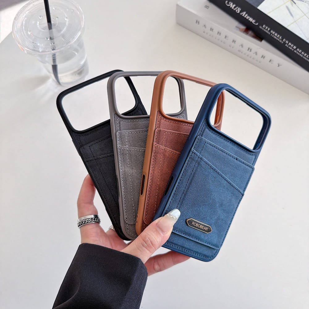 ROBO BEAR Metro Matte Leather Phone Case