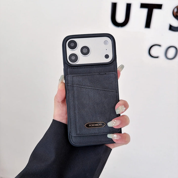 ROBO BEAR Metro Matte Leather Phone Case
