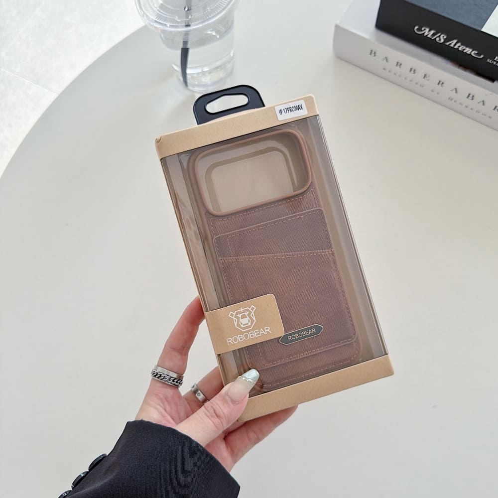 ROBO BEAR Metro Matte Leather Phone Case