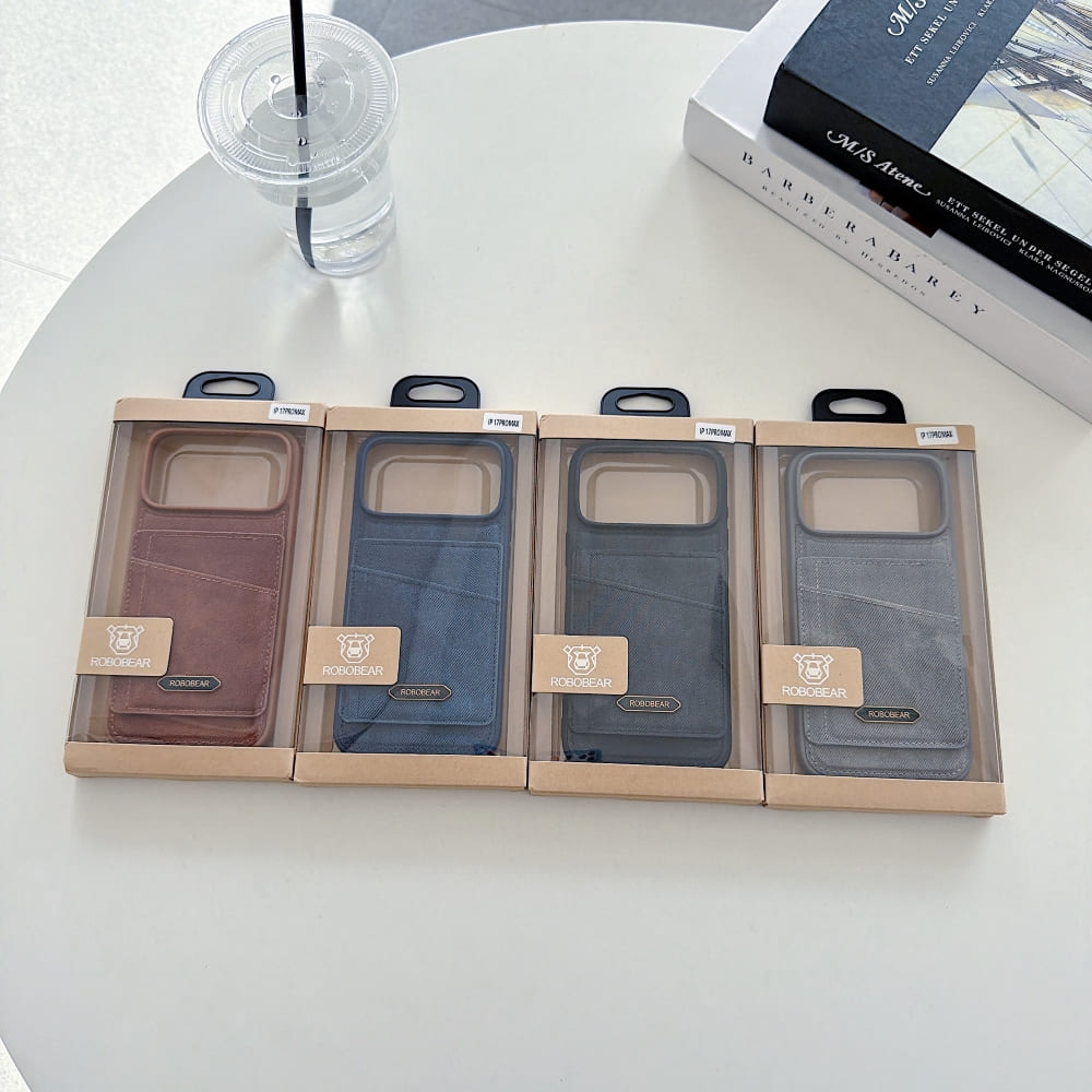 ROBO BEAR Metro Matte Leather Phone Case
