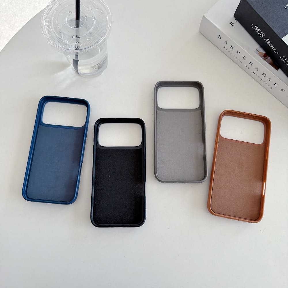 ROBO BEAR Metro Matte Leather Phone Case