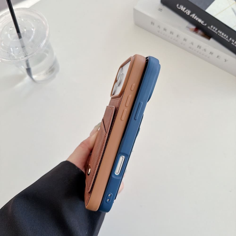 ROBO BEAR Metro Matte Leather Phone Case