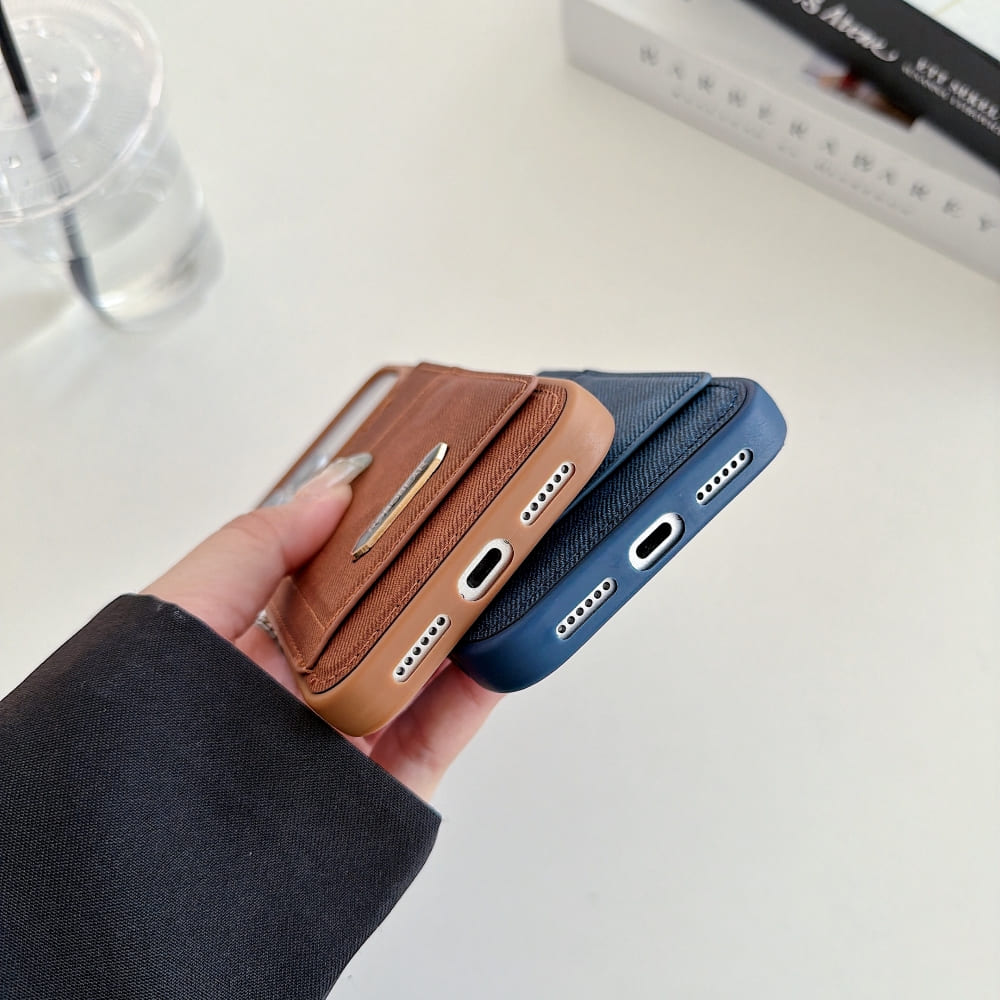 ROBO BEAR Metro Matte Leather Phone Case