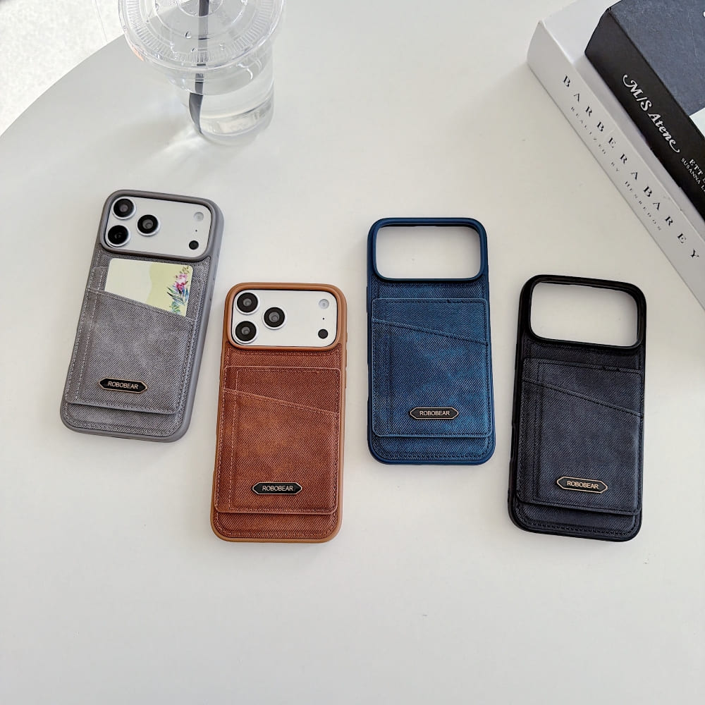 ROBO BEAR Metro Matte Leather Phone Case