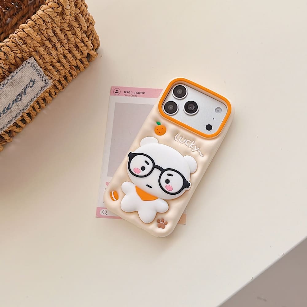 Peachy Bear Grip Phone Case