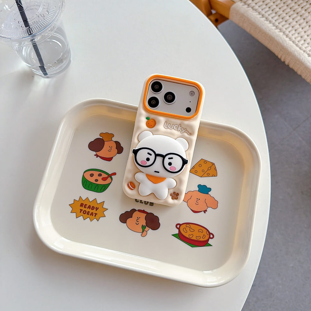 Peachy Bear Grip Phone Case
