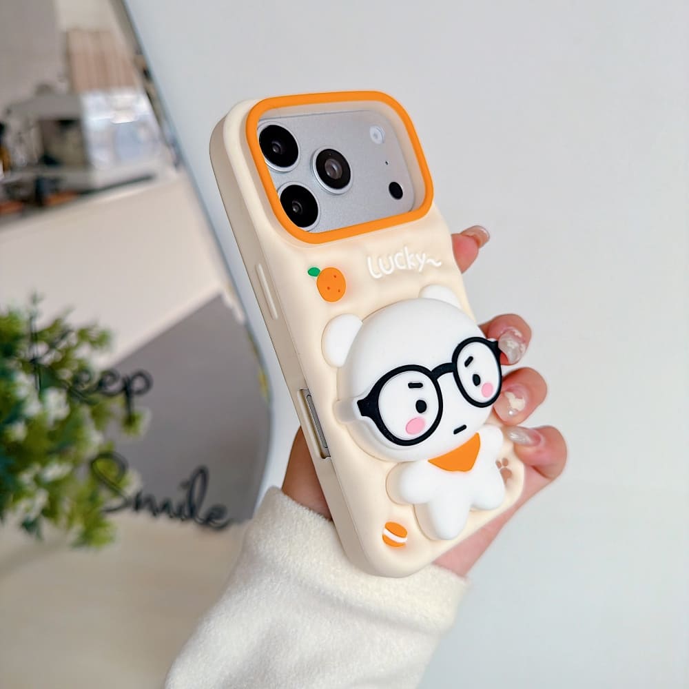 Peachy Bear Grip Phone Case