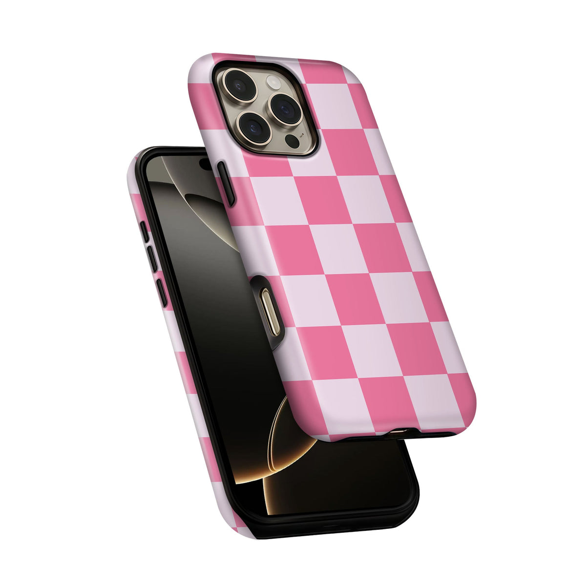 Pink Checkerboard - cheekycase