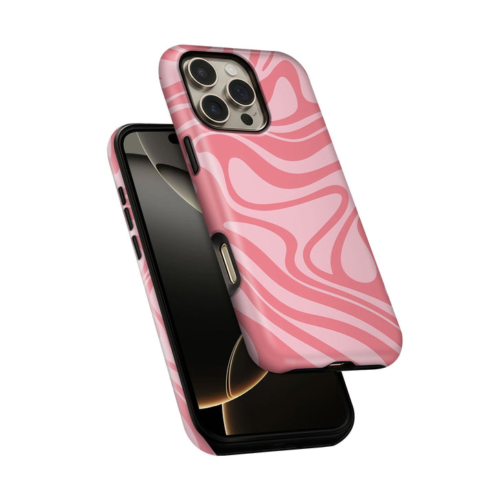 Pink Marble Swirls - cheekycase
