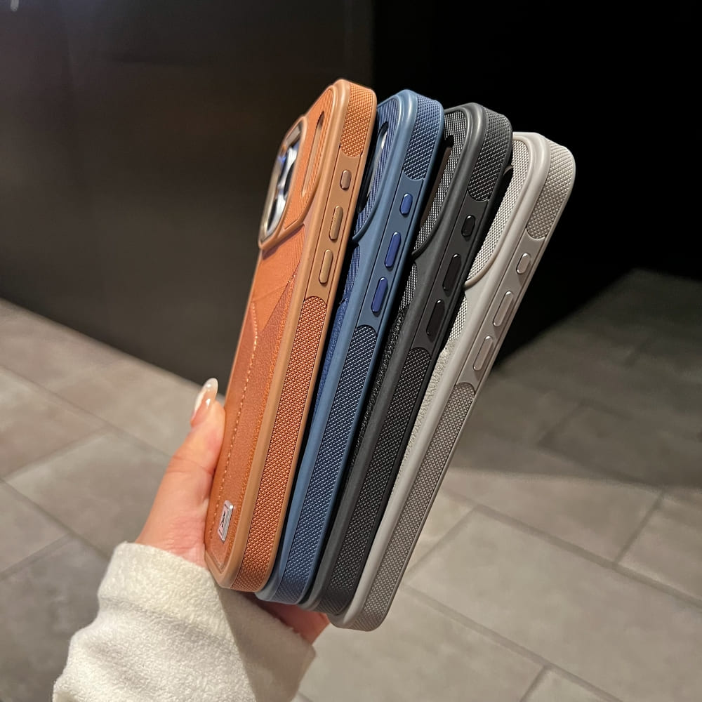 Prestige Leather Shield Phone Case