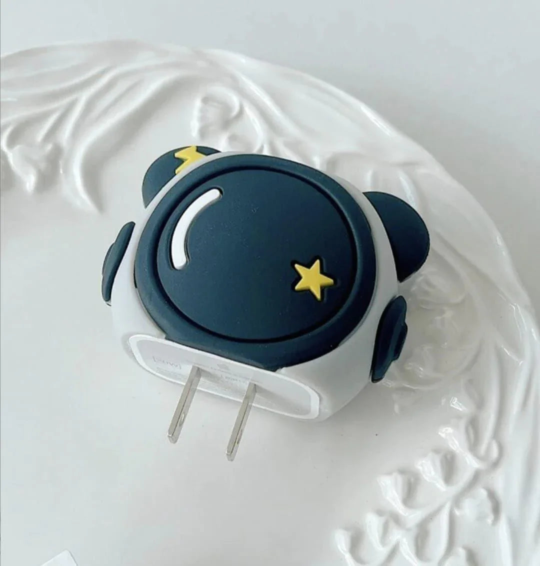 Prolet Astronaut 3D Silicone Charger Cover for iPhone 18W/20W-360° Full Protection - ShopOnCliQ