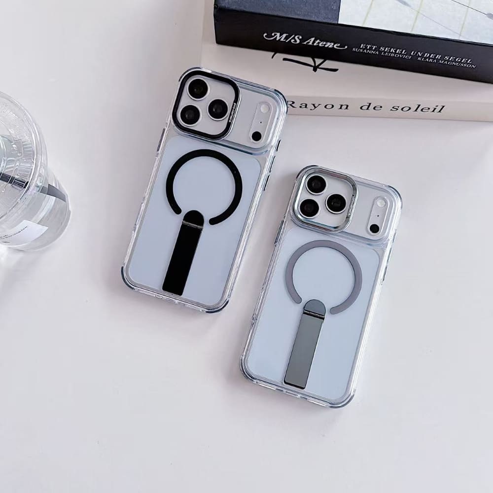 Pure Shield Magnetic Kickstand Phone Case