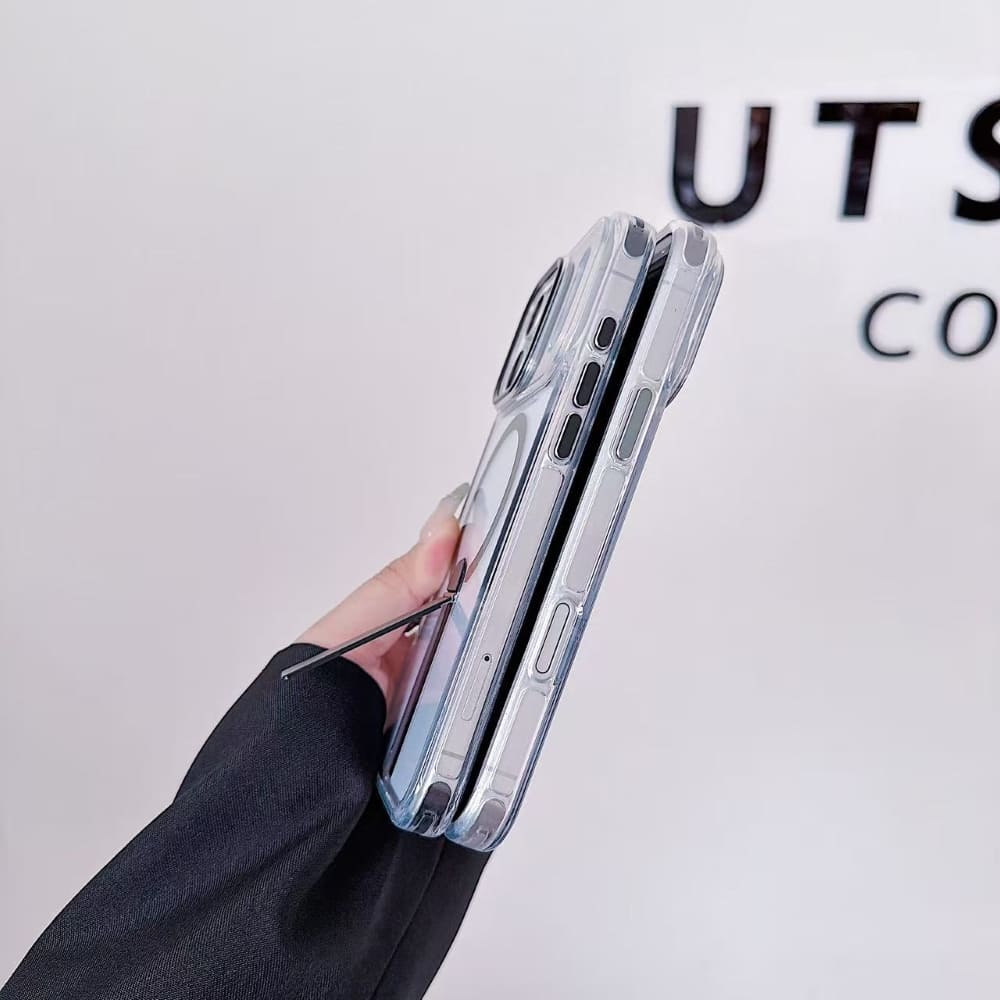 Pure Shield Magnetic Kickstand Phone Case