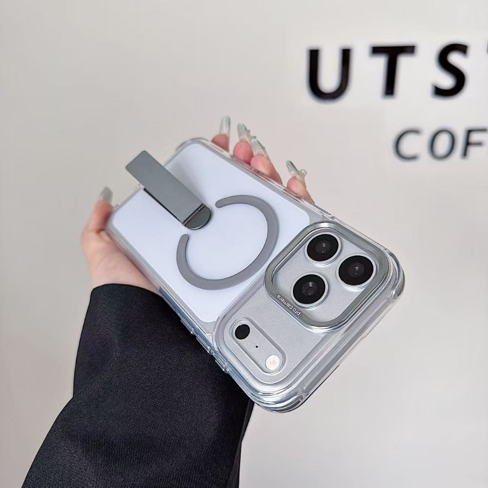 Pure Shield Magnetic Kickstand Phone Case