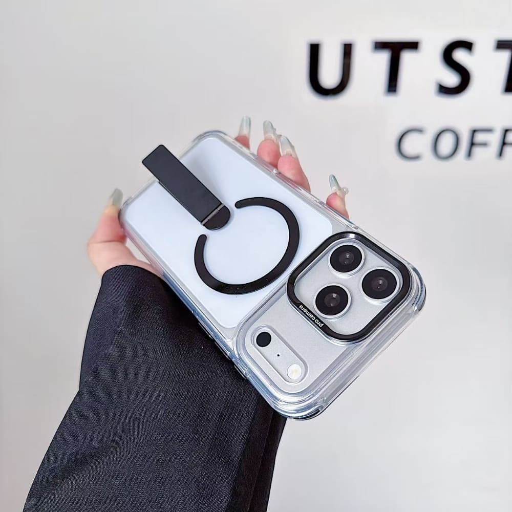 Pure Shield Magnetic Kickstand Phone Case