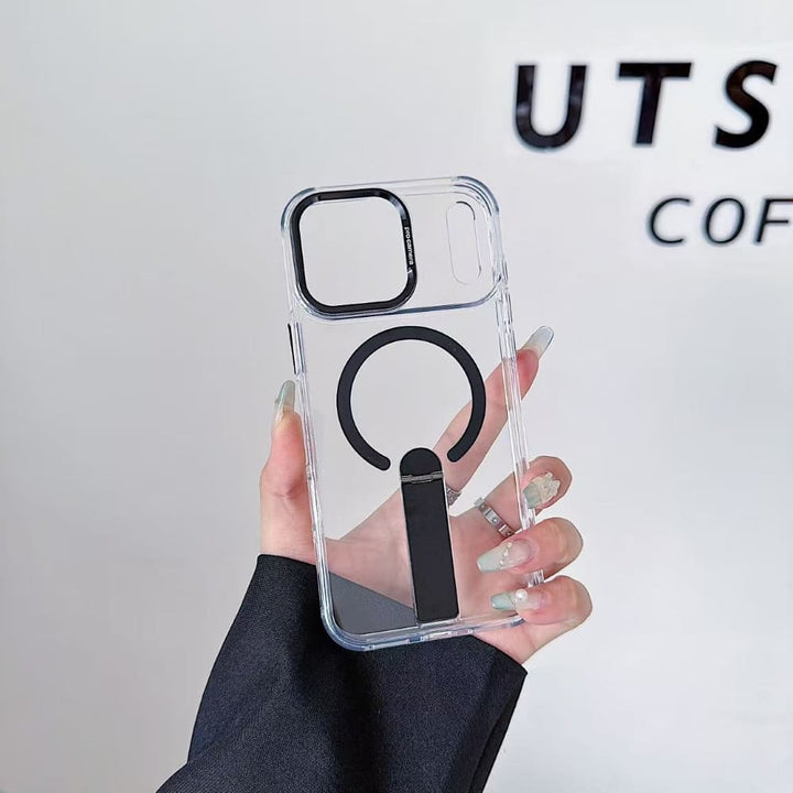 Pure Shield Magnetic Kickstand Phone Case
