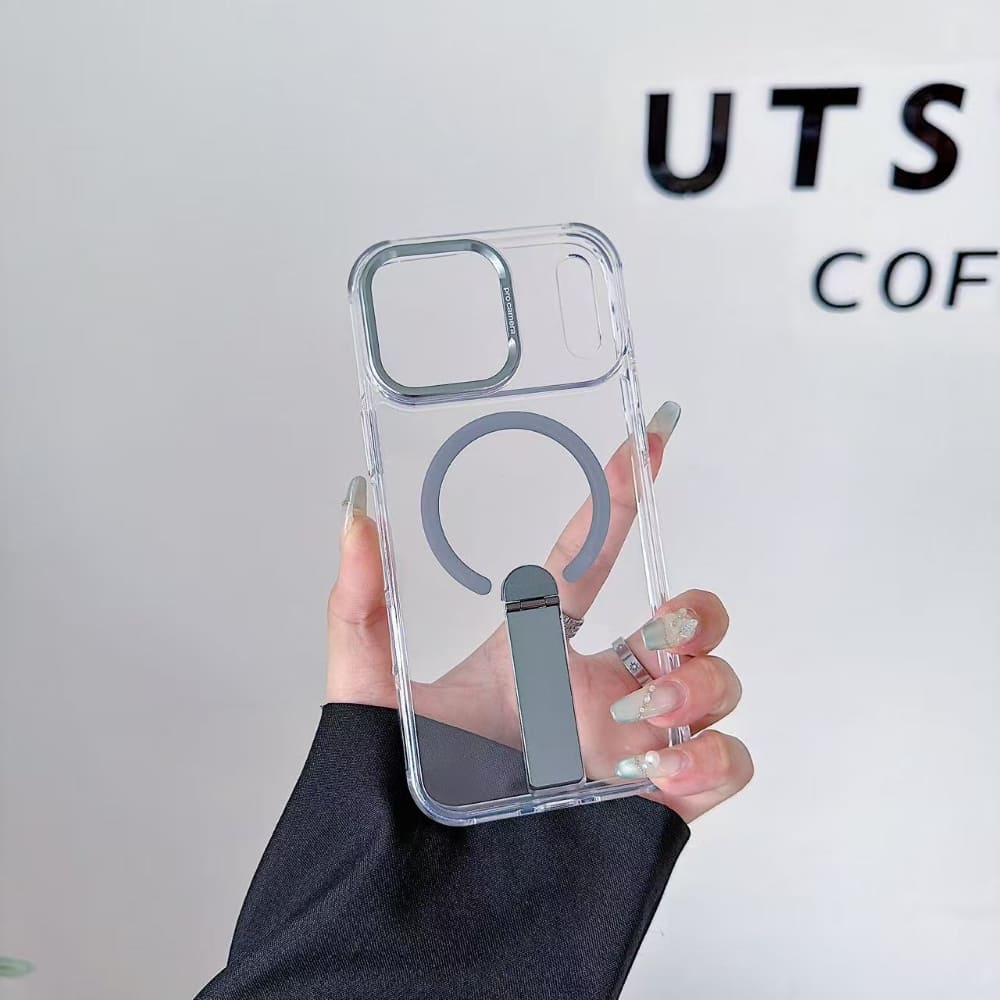 Pure Shield Magnetic Kickstand Phone Case
