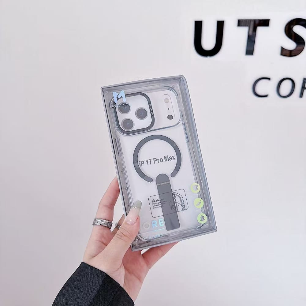 Pure Shield Magnetic Kickstand Phone Case