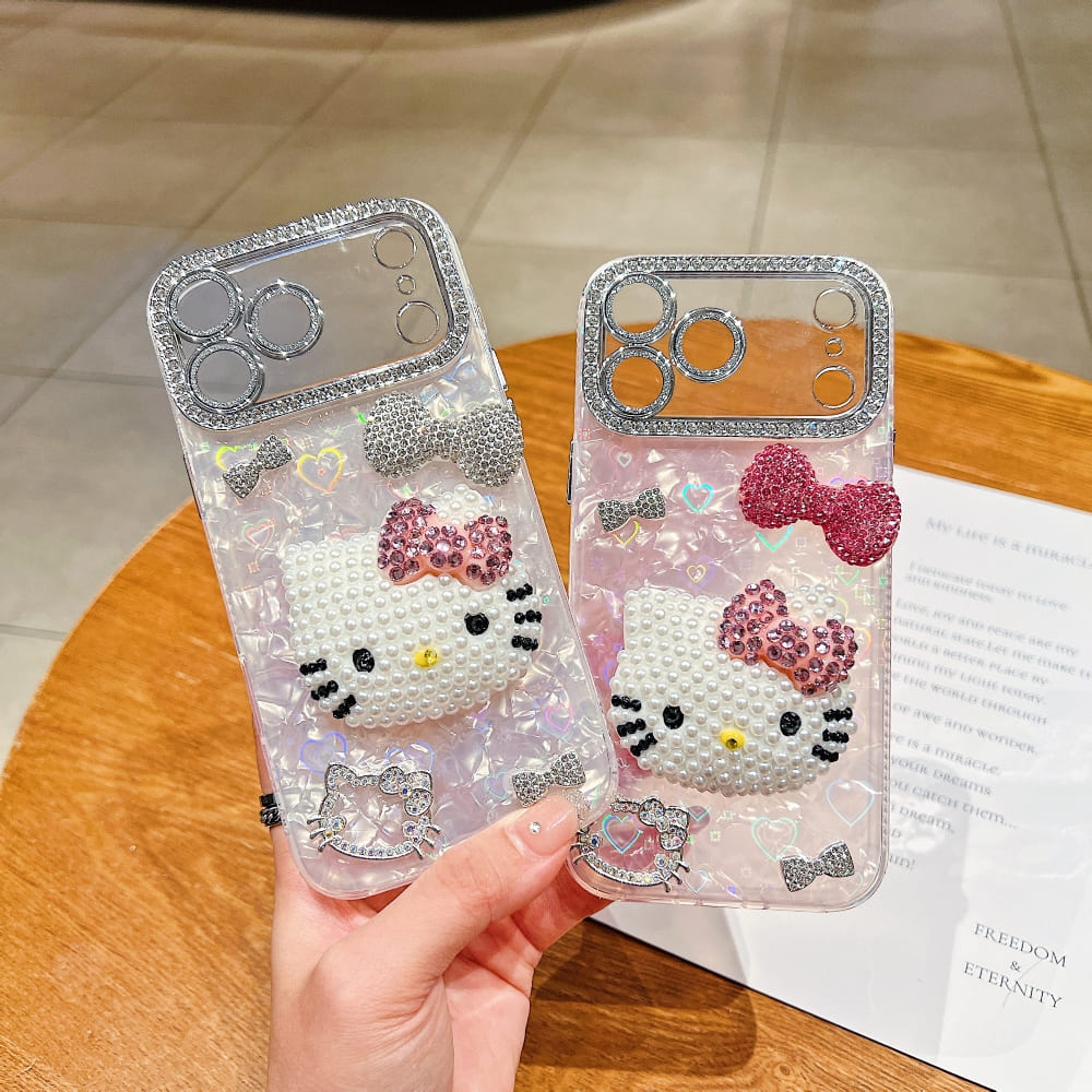 Rosy Glam Kitty Phone Case