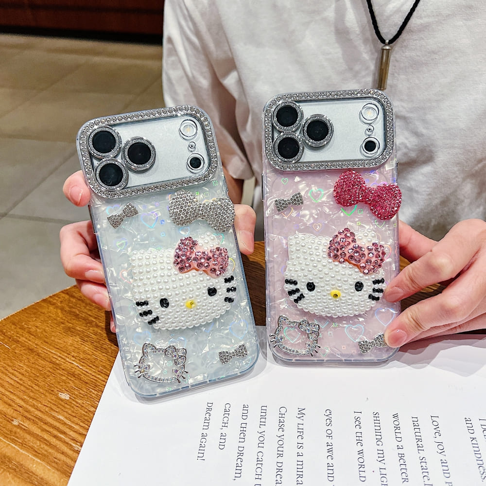 Rosy Glam Kitty Phone Case