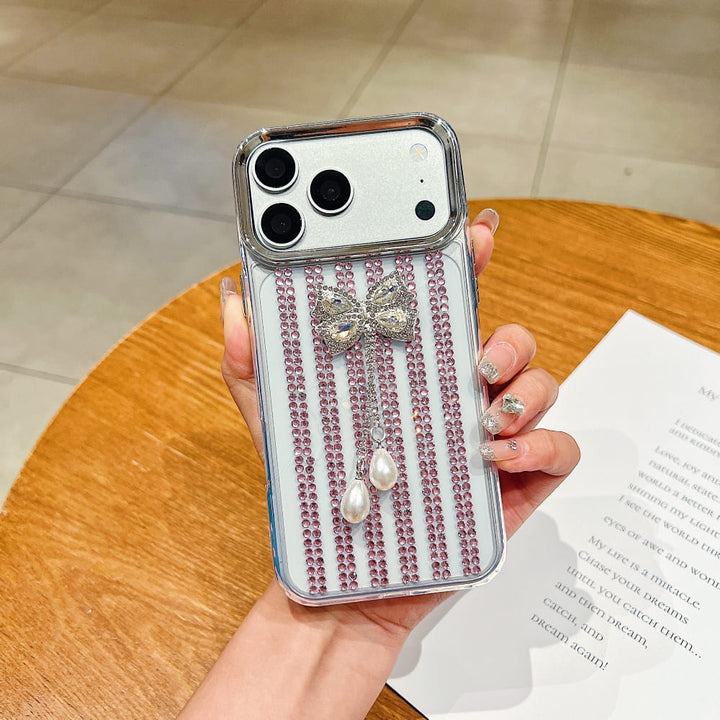 Royal Crystal Ribbon Glow Phone Case