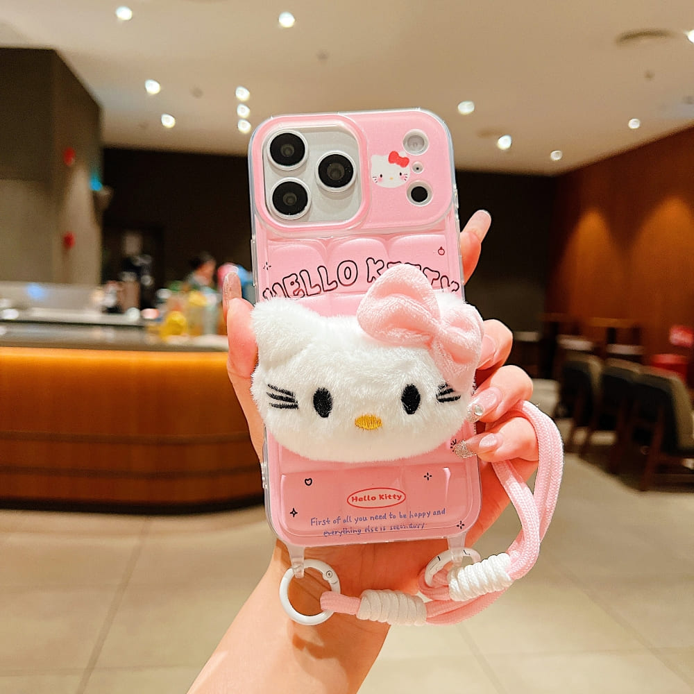 Shimmer Kitty Mirror Guard Phone Case