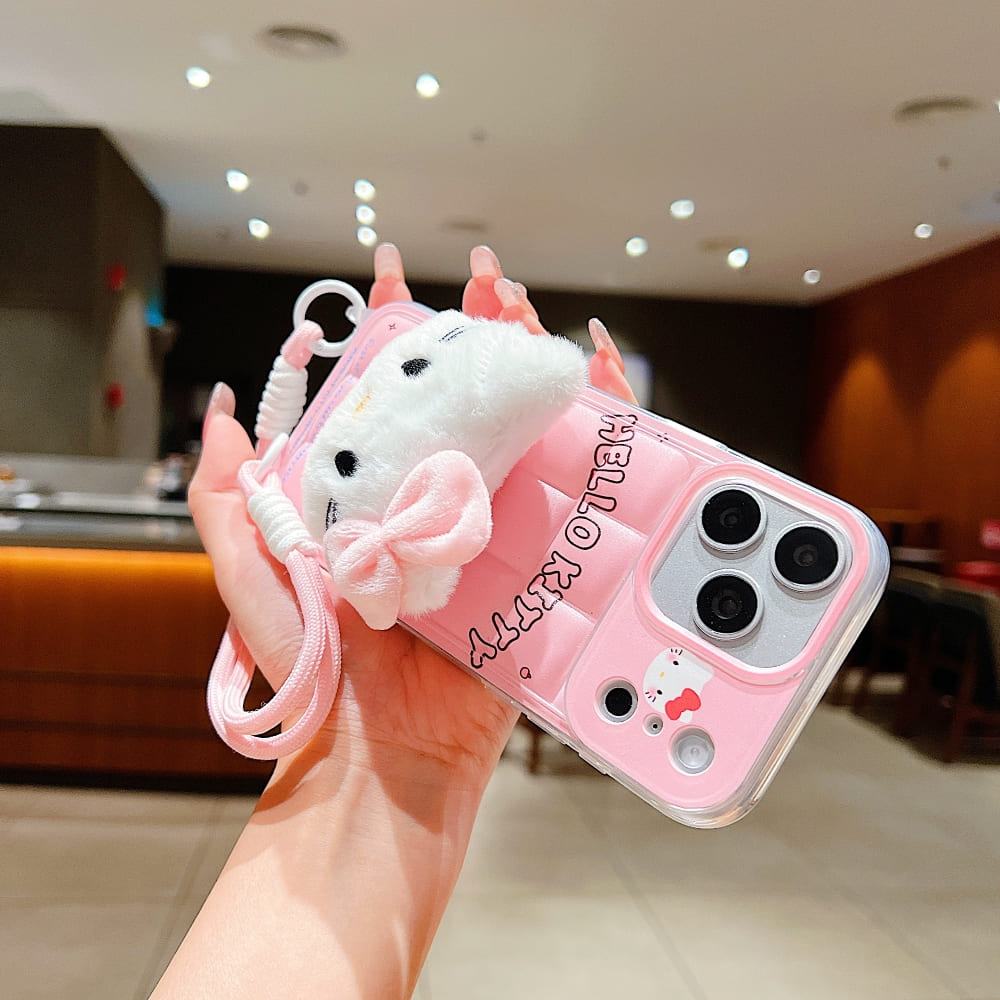 Shimmer Kitty Mirror Guard Phone Case