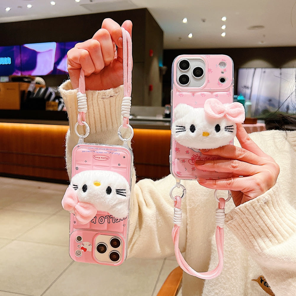 Shimmer Kitty Mirror Guard Phone Case