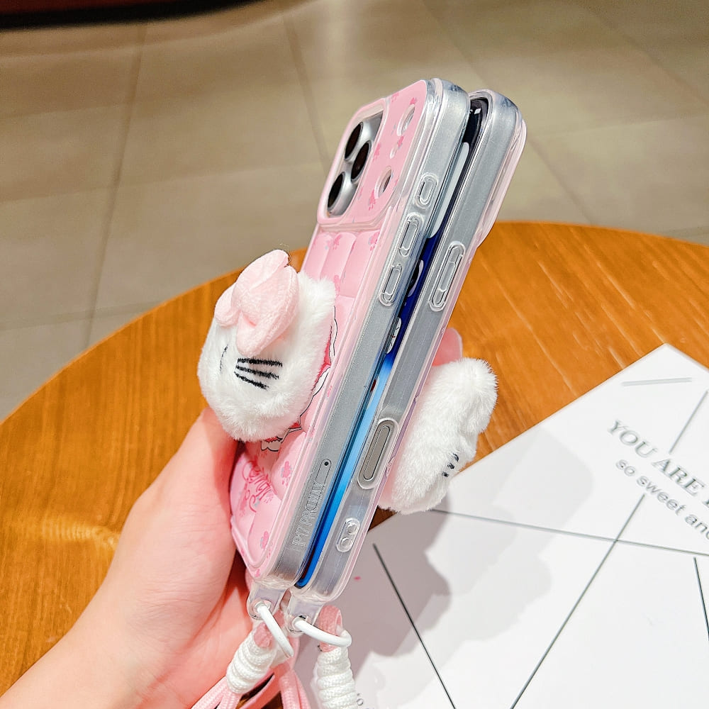 Shimmer Kitty Mirror Guard Phone Case