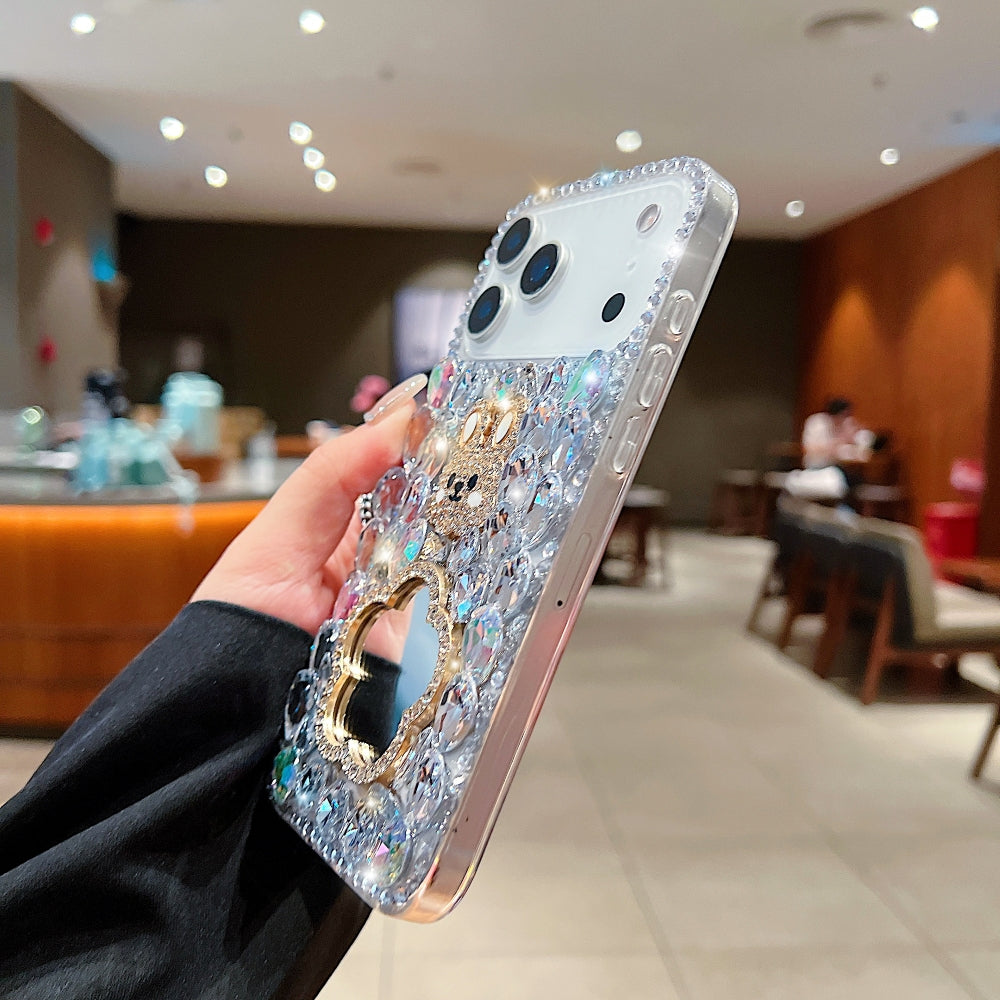 Sparkle Bunny Mirror Phone Case