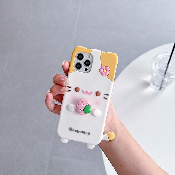 Strawberry Paws Phone Case