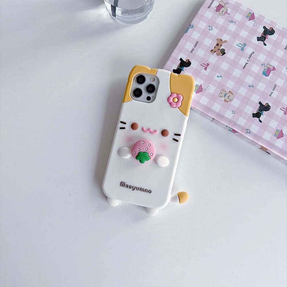 Strawberry Paws Phone Case