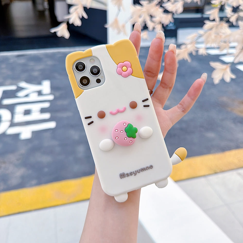 Strawberry Paws Phone Case