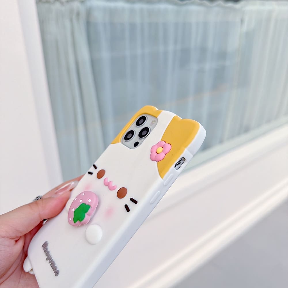 Strawberry Paws Phone Case