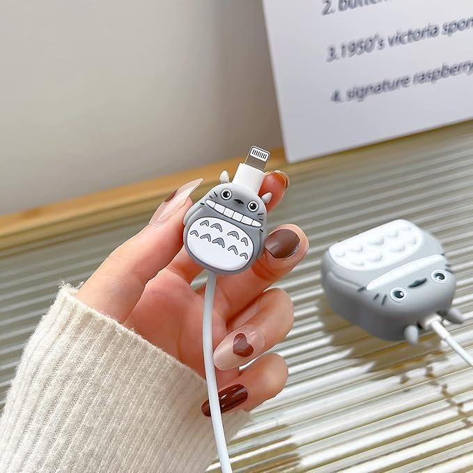 Totoro 3D Cartoon Silicone Charger Cover for iPhone 18W/20W - 360° Full Protection - ShopOnCliQ